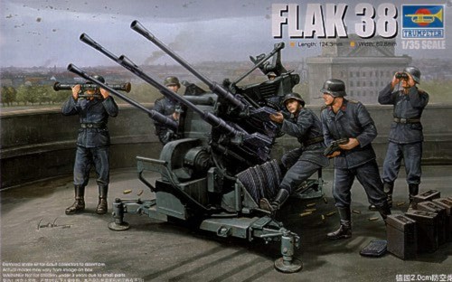 Trumpeter 02309 flak 38 - flak,