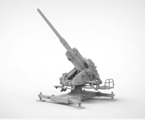 Printed 128mm flak - 3d,