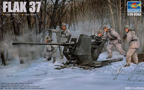 Trumpeter 02310 flak 37 - trumpeter,