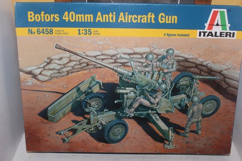 Italeri 6458 bofors 40mm anti - italeri,