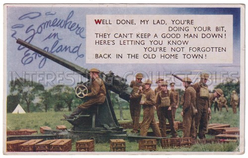 Vintage postcard bamforth war - bamforth,